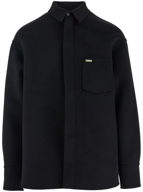 Ferragamo chest-pocket long-sleeve shirt jacket