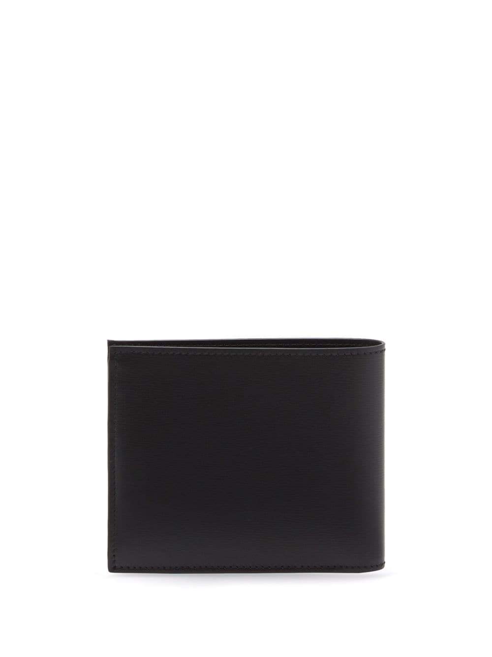 Ferragamo Leren portemonnee met logo-reliëf - Zwart