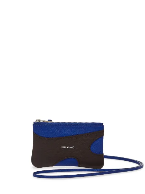 Ferragamo cut-out leather cardholder