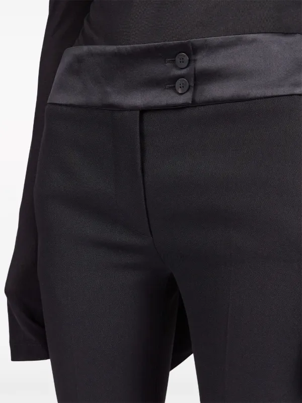 Ferragamo Tuxedo straight-leg Tailored Trousers | Black