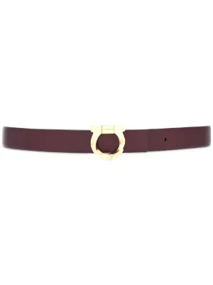 Burgundy ferragamo clearance belt