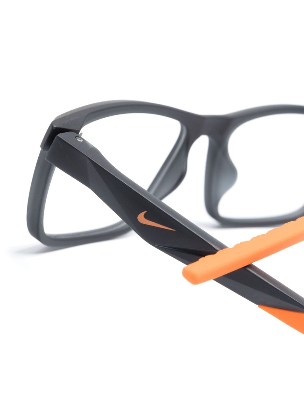 Shop Nike 7057 Rectangle-frame Glasses In Schwarz