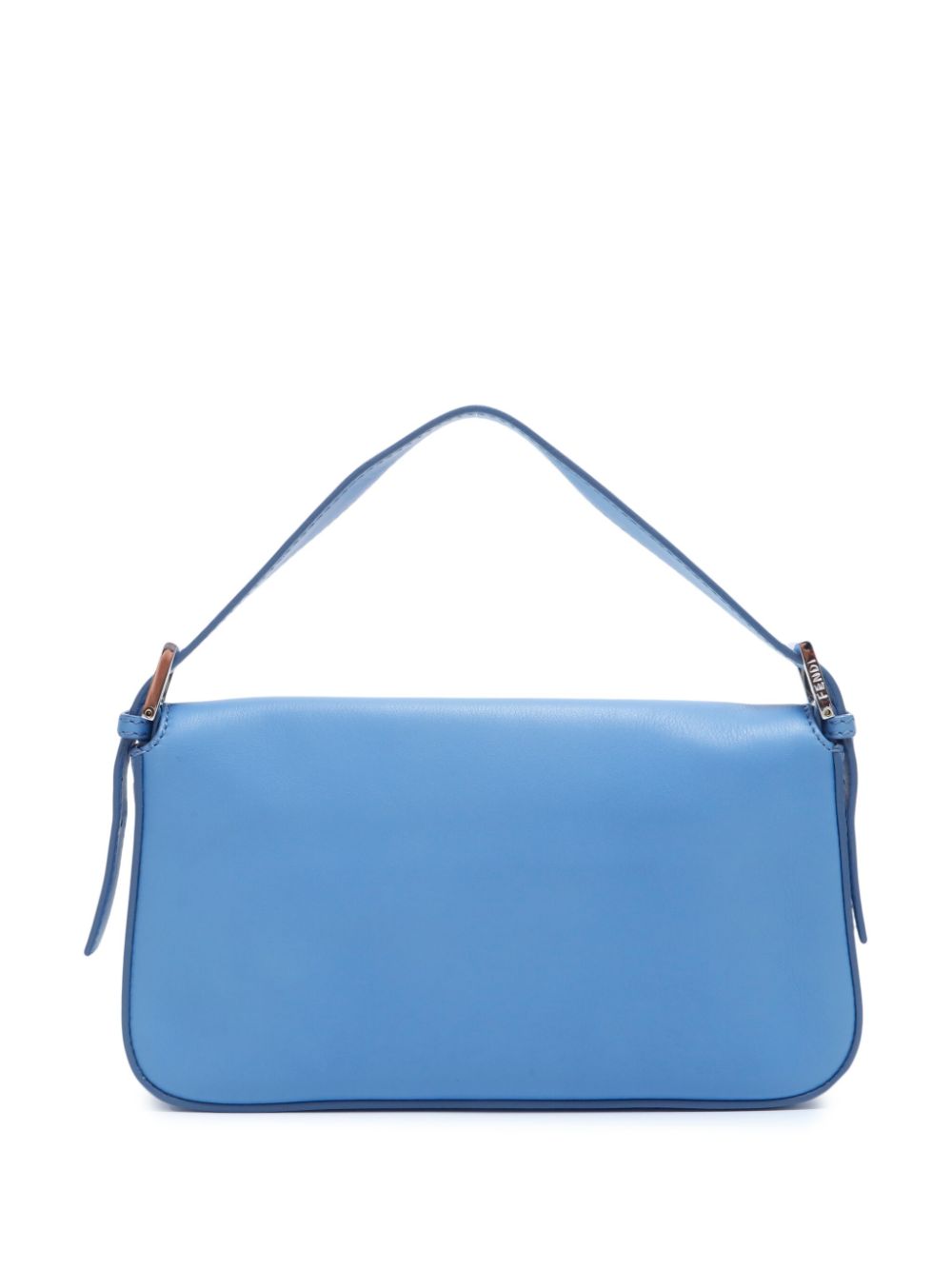 Fendi Pre-Owned Baguette leather shoulder bag - Blauw