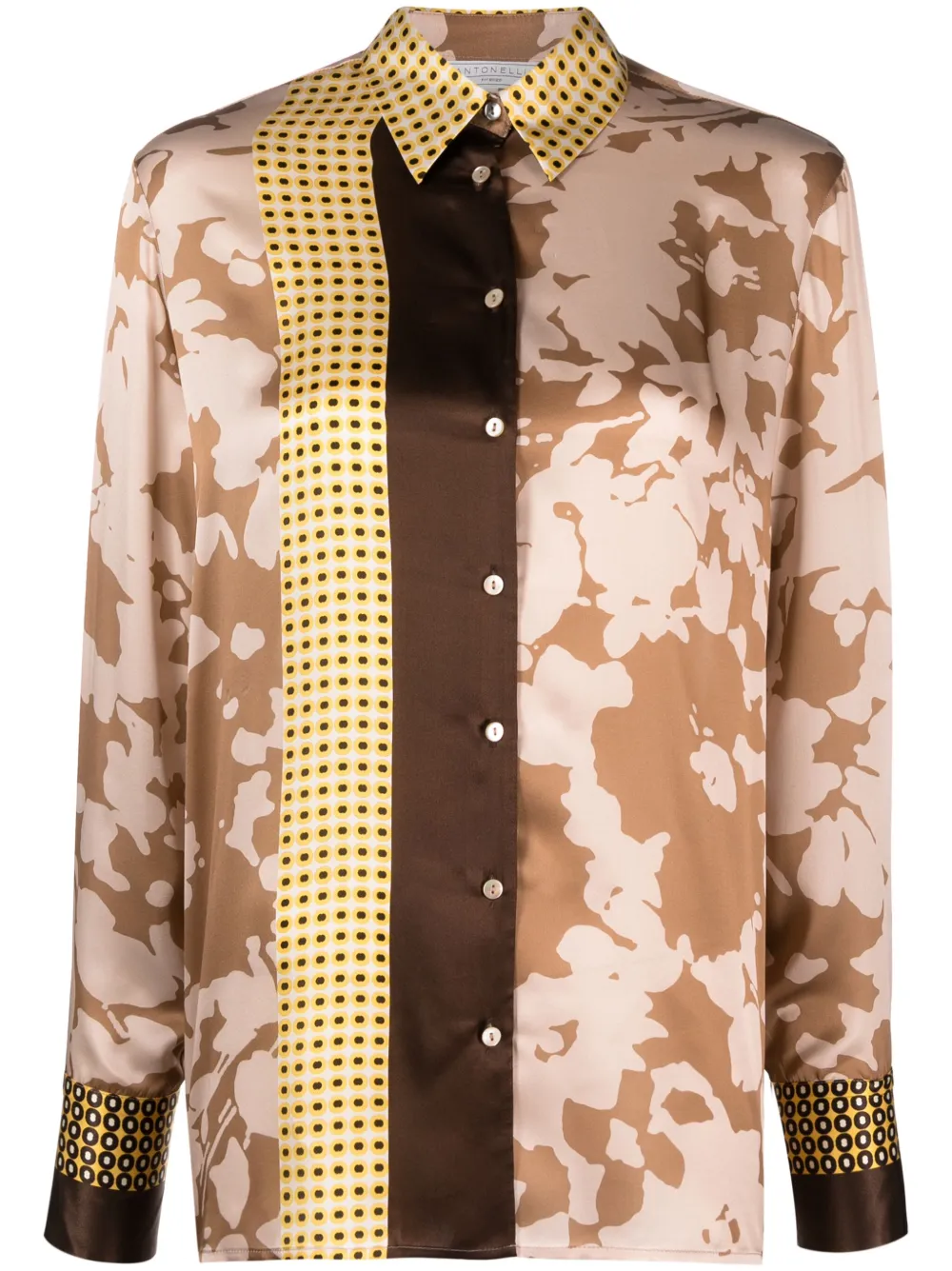 Antonelli T-shirt met print Beige