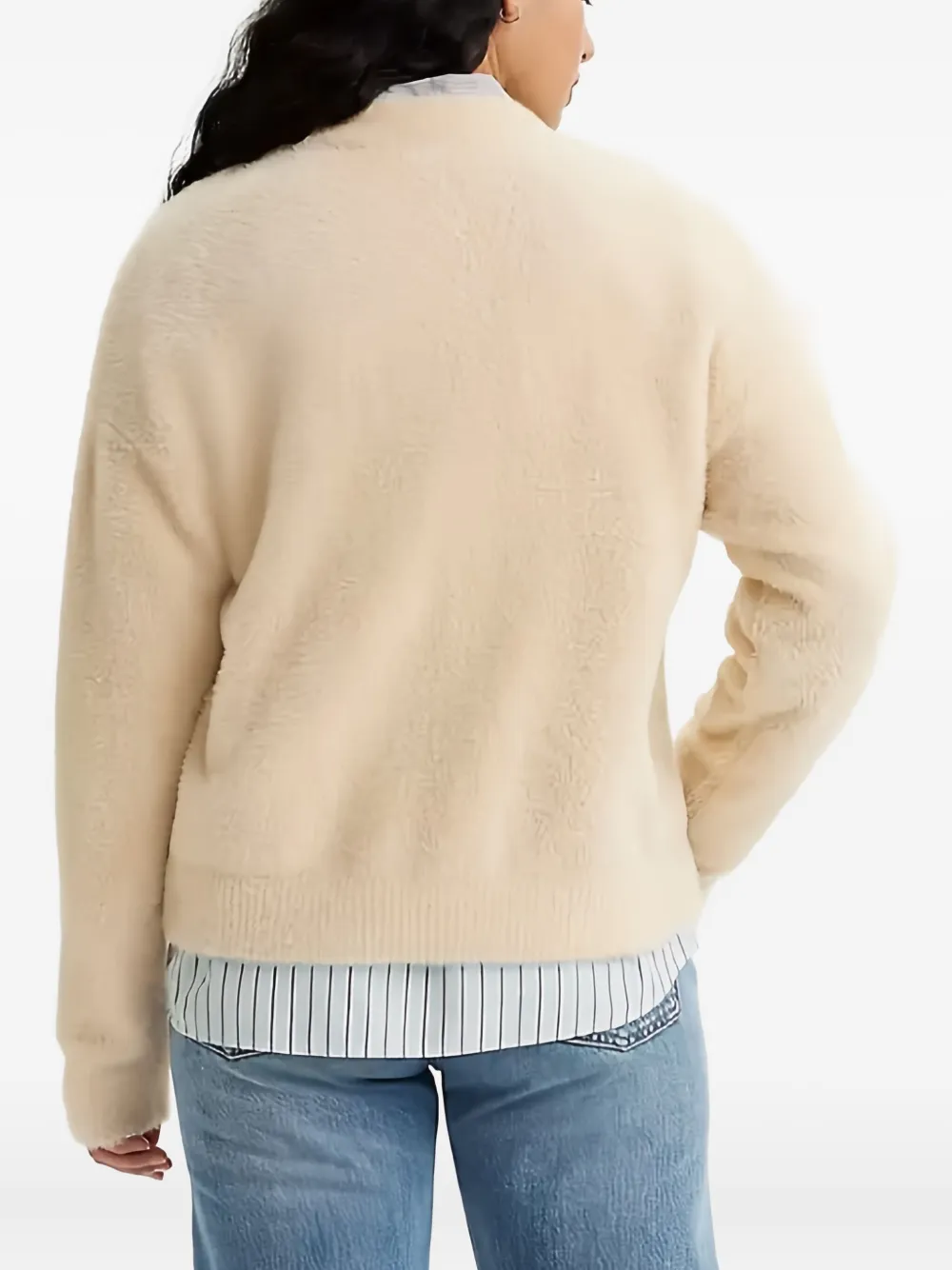 Levi's V-neck Cardigan In Neutral