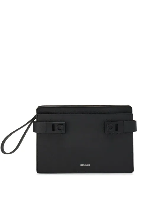 Sac cabas en cuir à boucle Gancini - Ferragamo - Modalova