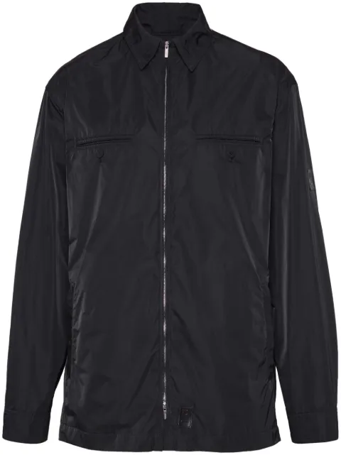 Ferragamo Gancini-plaque hooded jacket