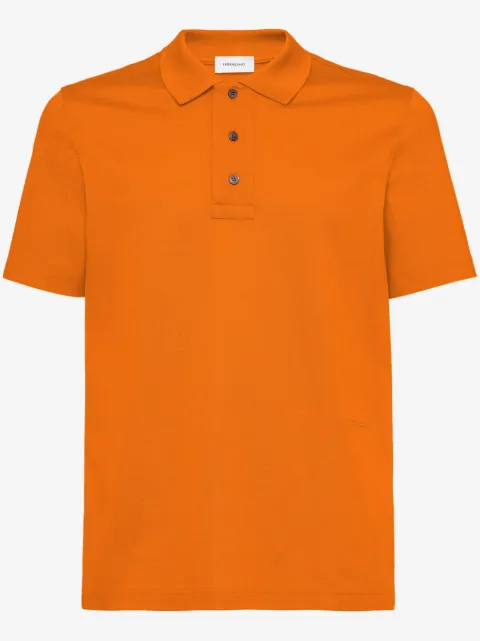 Ferragamo polo-collar cotton polo shirt 