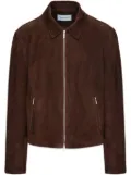 Ferragamo Nubuck blouson jacket - Brown