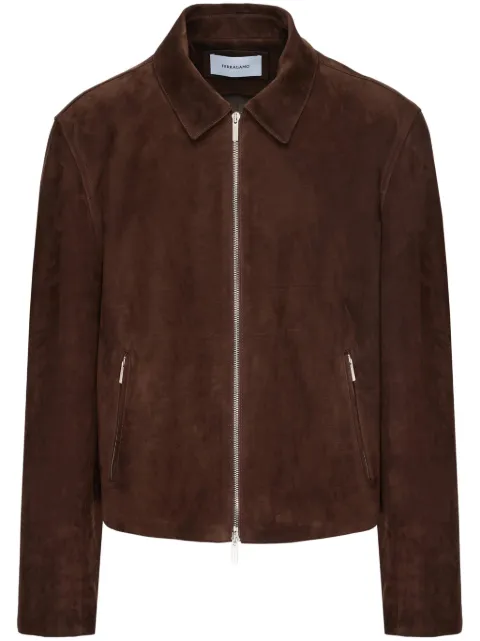 Ferragamo Nubuck blouson jacket