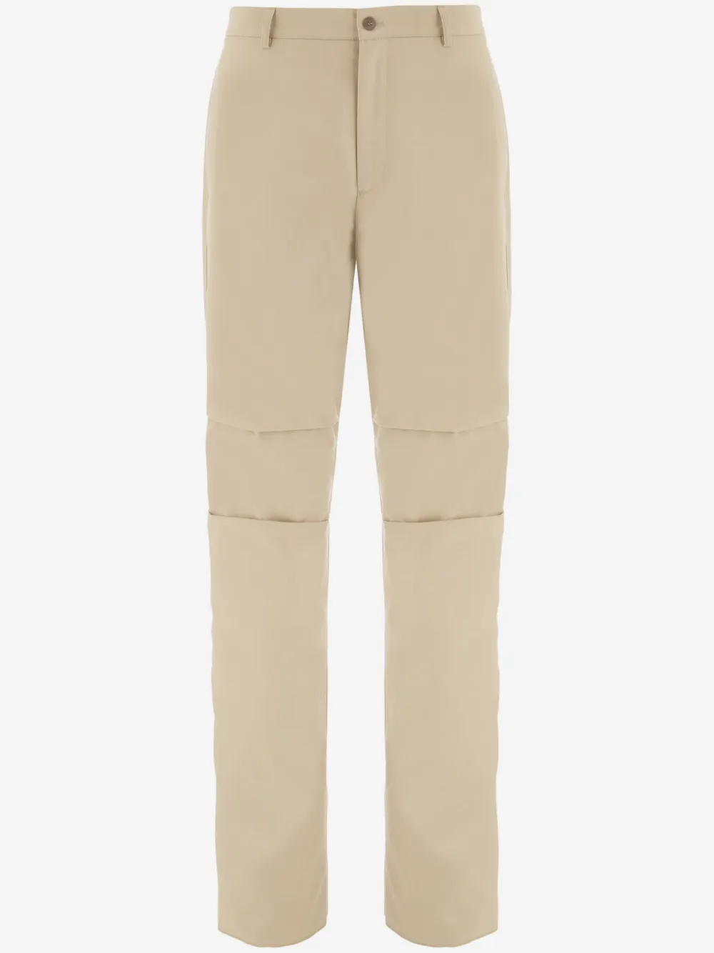 Ferragamo Cropped-Hose mit Logo-Patch | Nude | Image 1