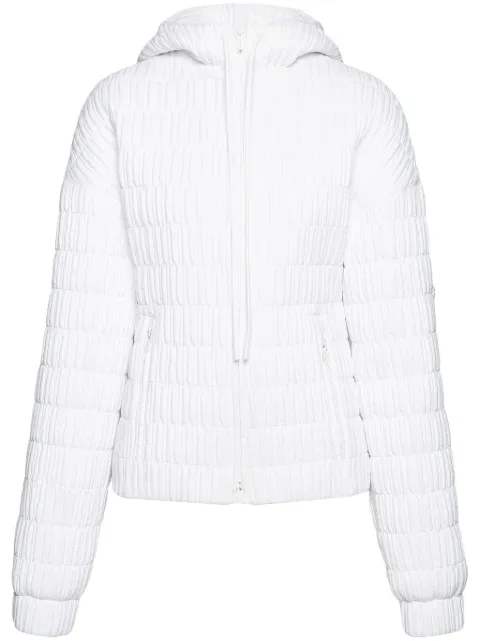 Ferragamo quilted hooded bomber jacket