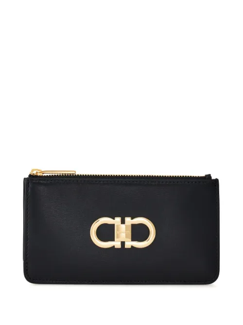 Porte-cartes Gancini en cuir - Ferragamo - Modalova