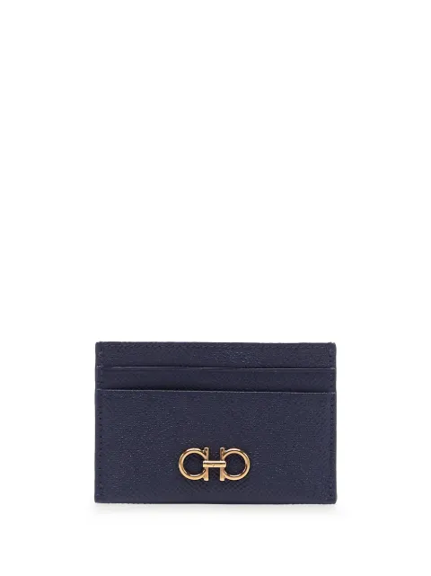 Ferragamo Gancini-buckle leather cardholder 