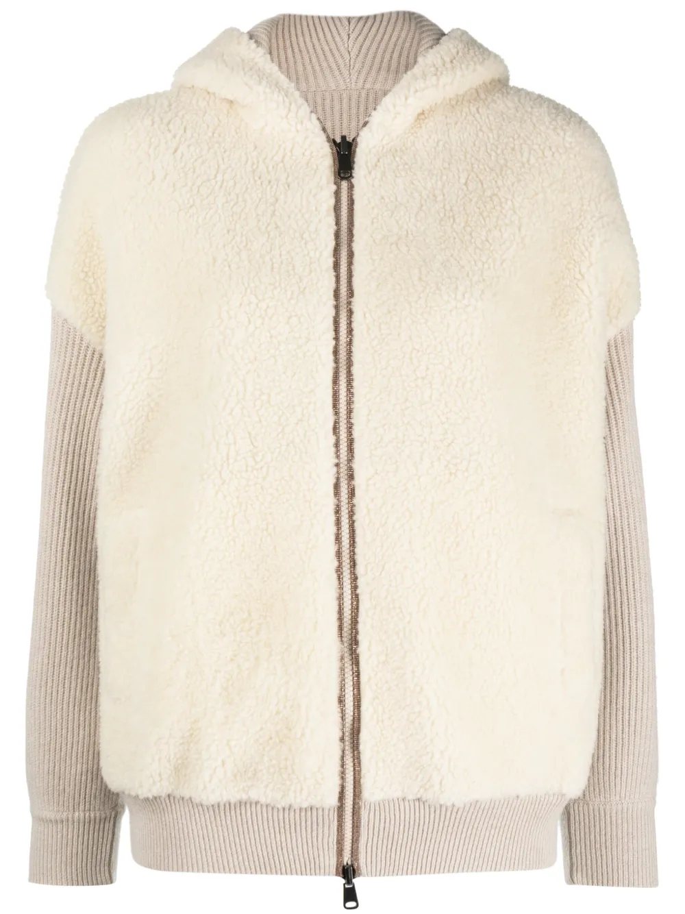 Brunello Cucinelli Kasjmier jack Wit