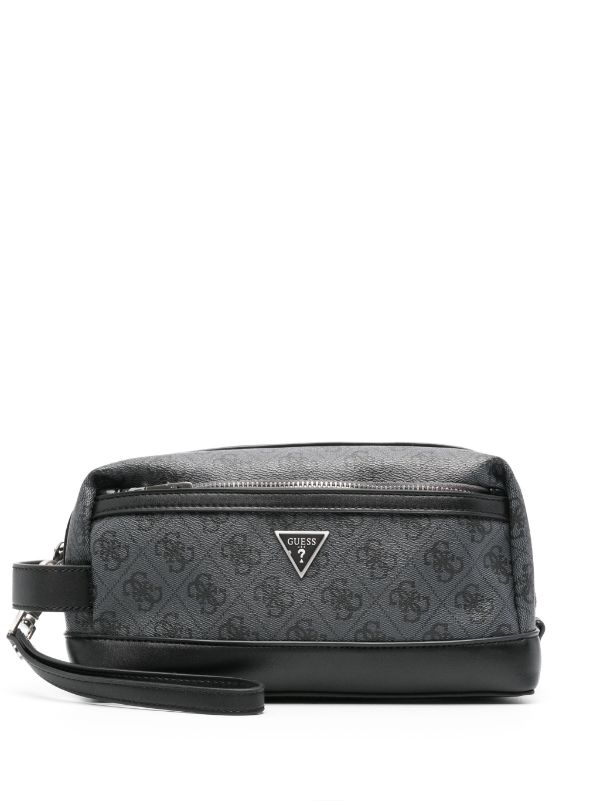 GUESS USA Vezzola logo-plaque Wash Bag - Farfetch