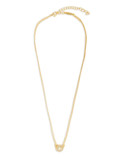 Ferragamo Gancini-pendant layered necklace