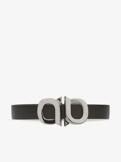 Ferragamo ceinture en cuir à boucle Gancini