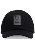 Ferragamo Gancini-patch baseball cap - Black