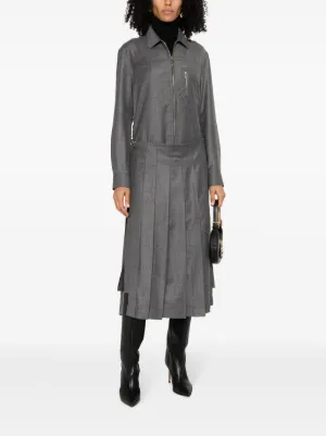 ワンピース FENDI Woman Dress Grey FZD866 AEEE F0TAZ FENDI: Dress women - Grey | Fendi dress FZD866 AEEE online
