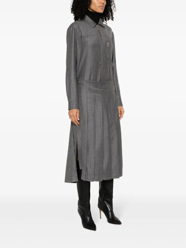 ワンピース FENDI SHADED MIDI DRESS Midi floral lace and tulle dress FENDI - Nugnes1920
