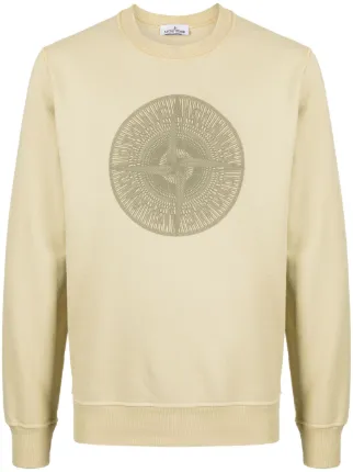Stone Island Industrial One Cotton Sweatshirt | Neutrals | FARFETCH BH