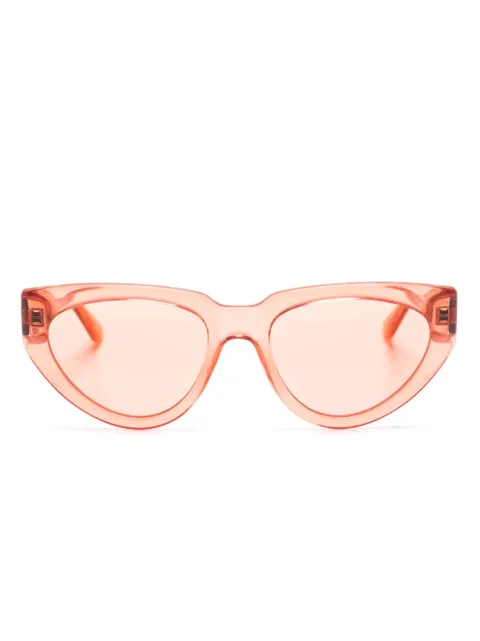 Karl Lagerfeld logo-print cat-eye sunglasses