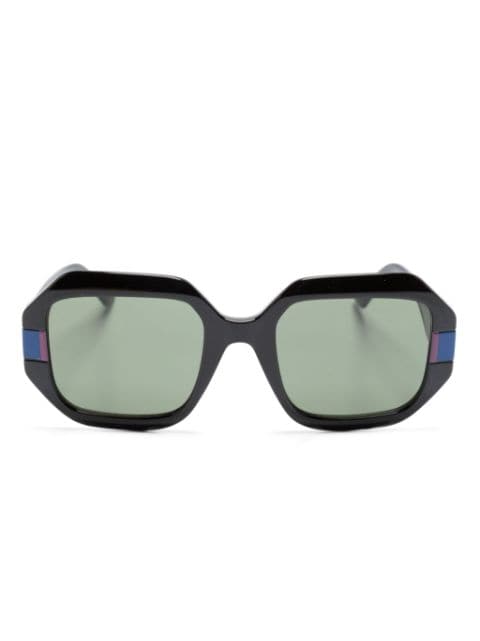 Karl Lagerfeld lunettes de soleil carrées à logo imprimé