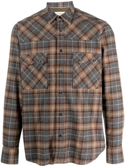 Tintoria Mattei plaid-check cotton shirt
