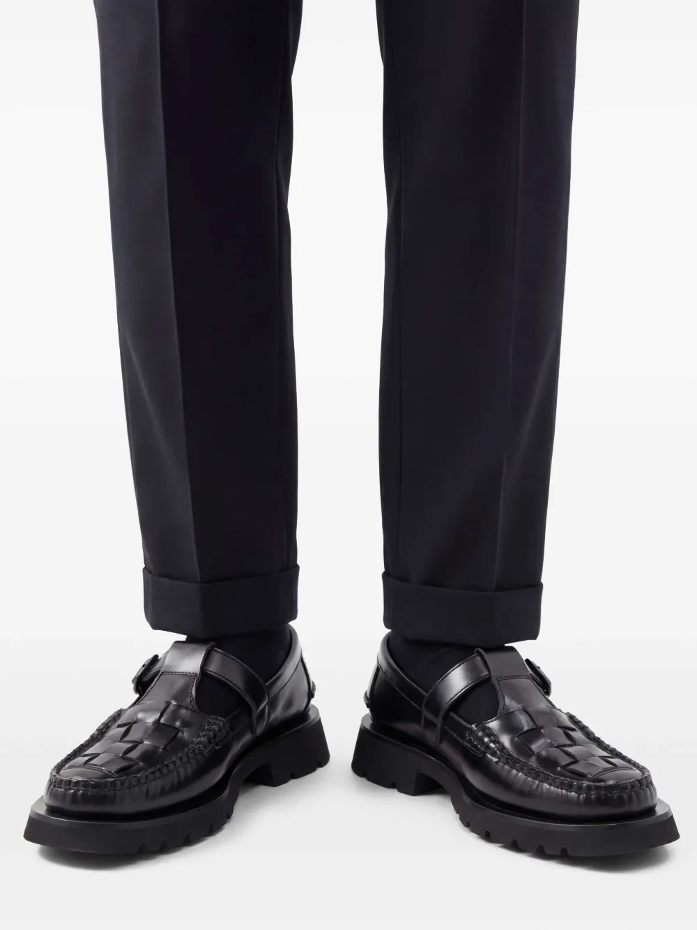 HEREU SOLLER SPORT ブラックローファー 38 Hereu Soller Sport レザーローファー | ブラック | FARFETCH JP