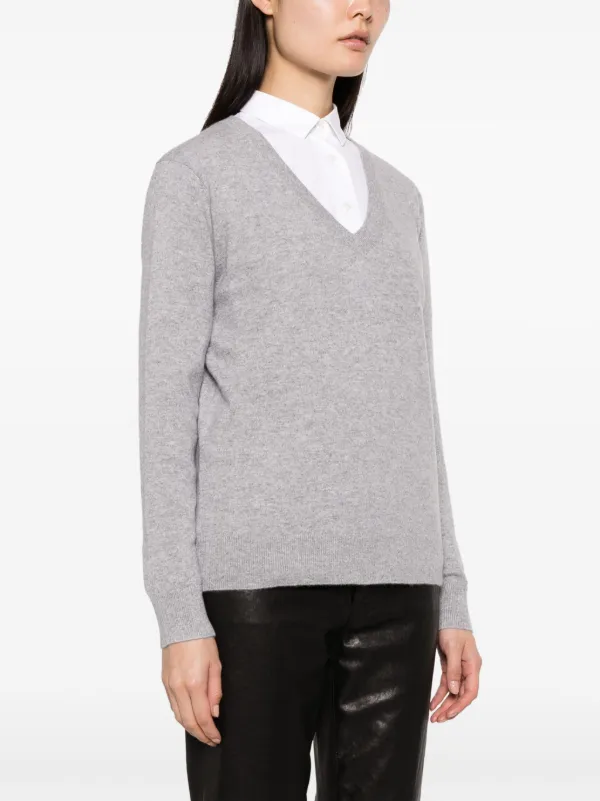 レディース ヴィンス カシミア ニット XS グレー vince