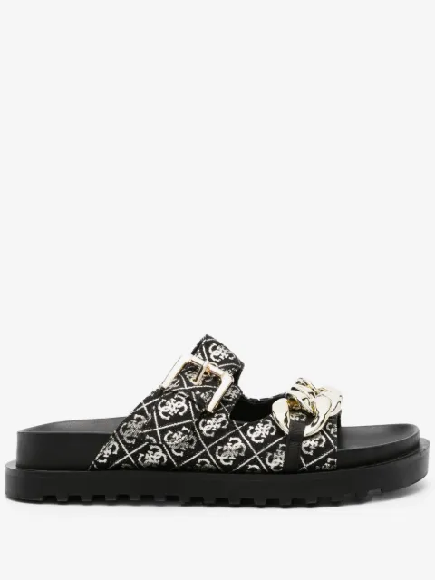 GUESS USA claquettes Fatema à détail de chaine