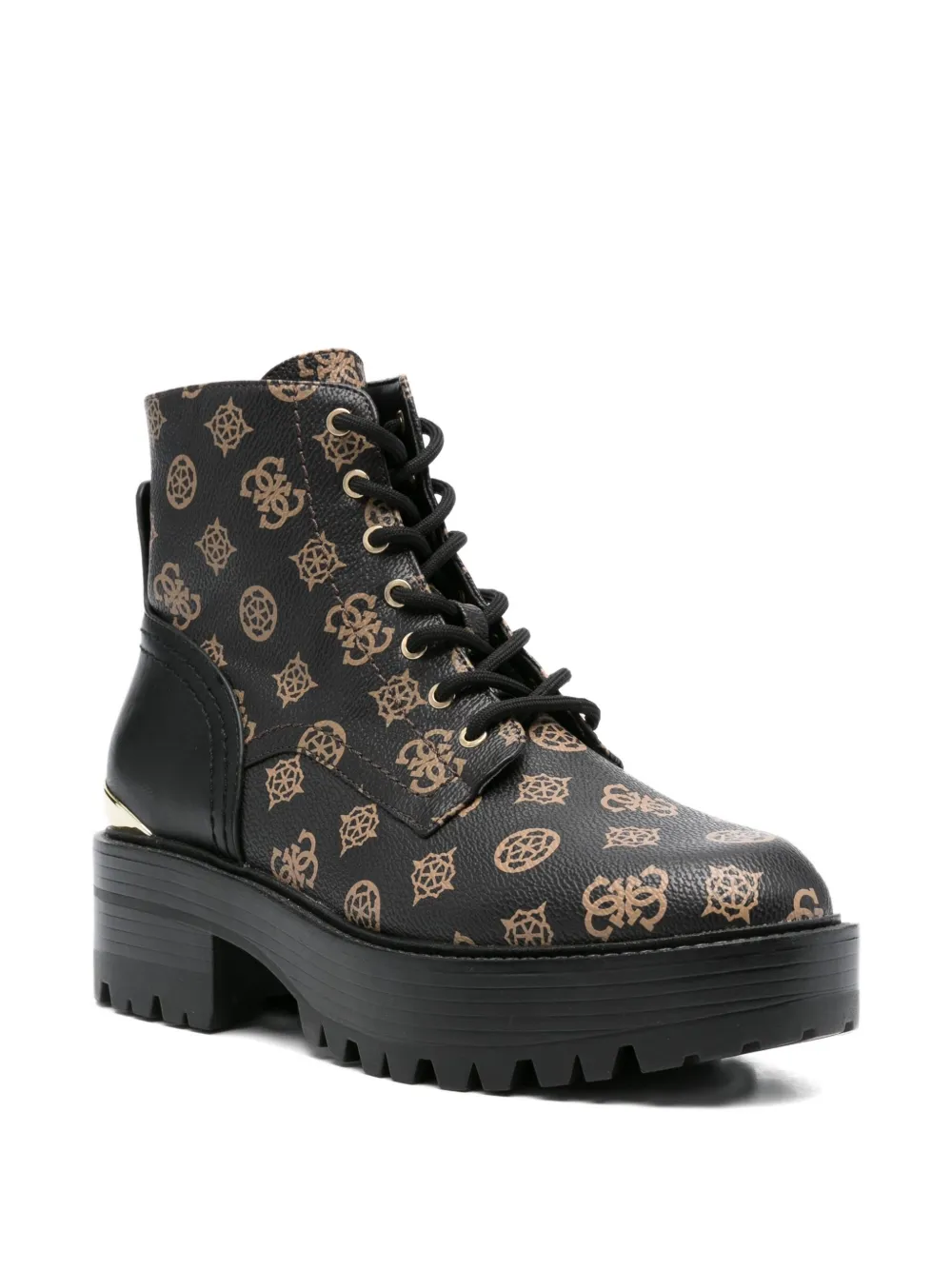 GUESS USA 50mm lace-up ankle boots Black