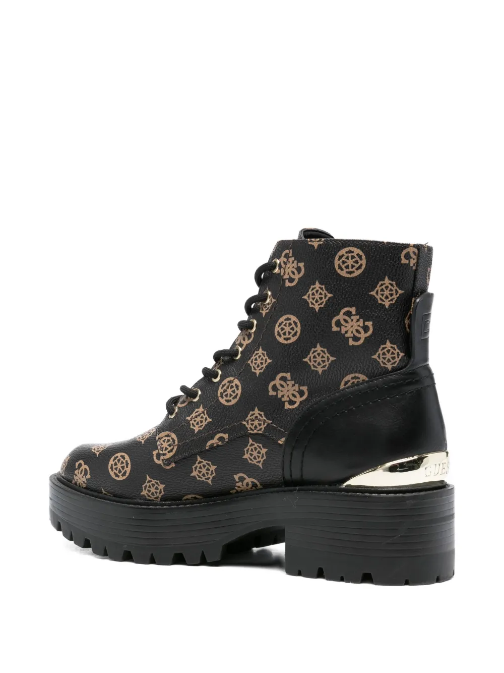 GUESS USA 50mm lace-up ankle boots Black