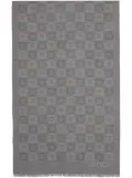 Ferragamo Gancini-pattern scarf - Grey