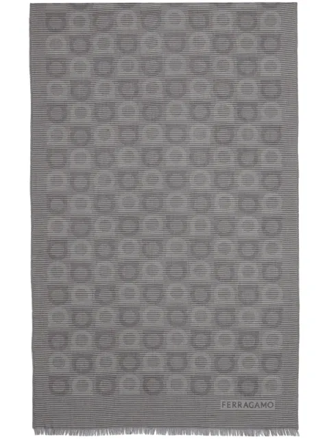 Ferragamo Gancini-pattern scarf