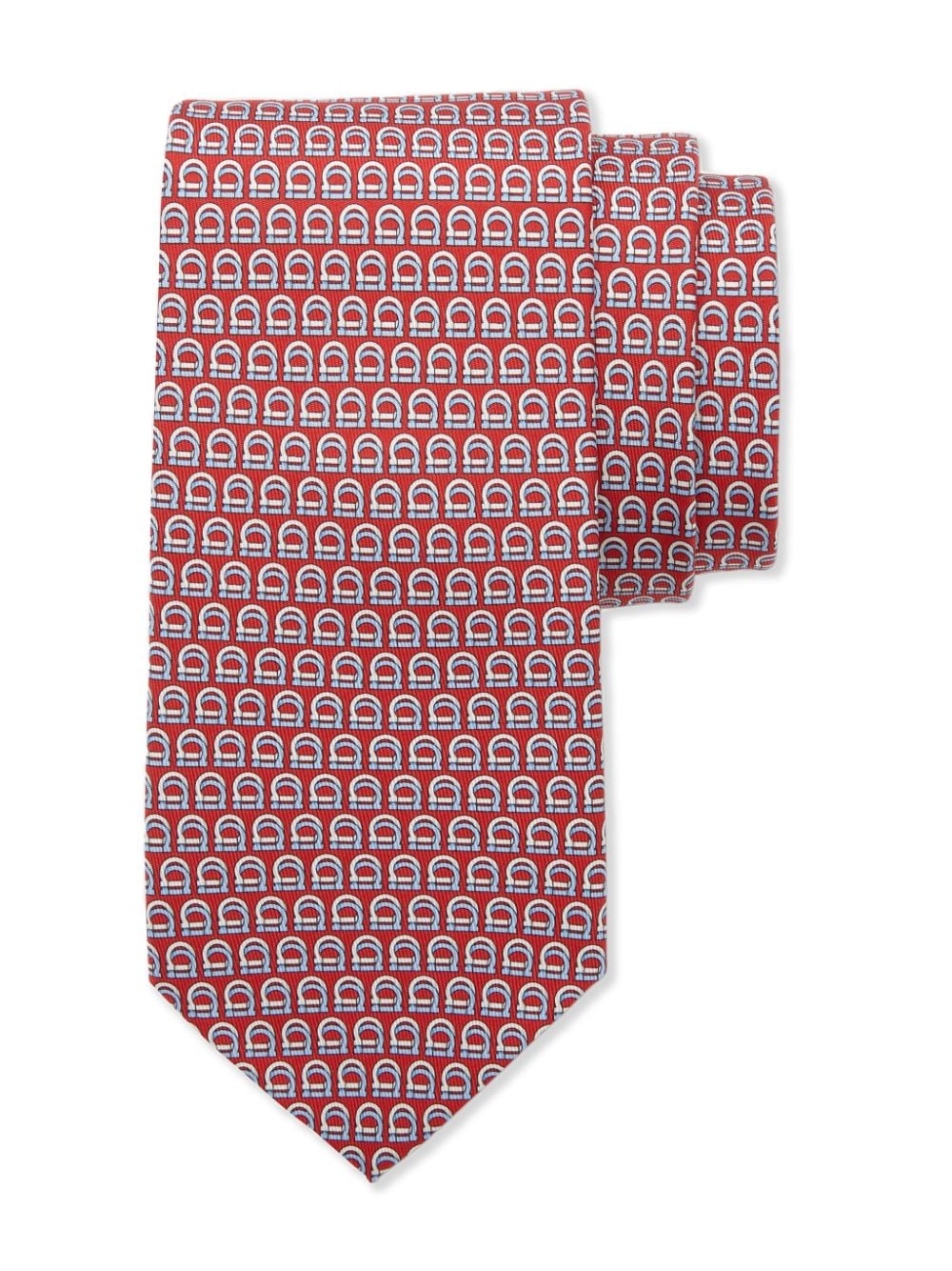 Ferragamo Zijden stropdas - Rood