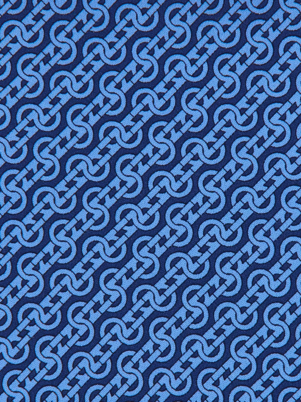 Ferragamo Zijden stropdas Blauw
