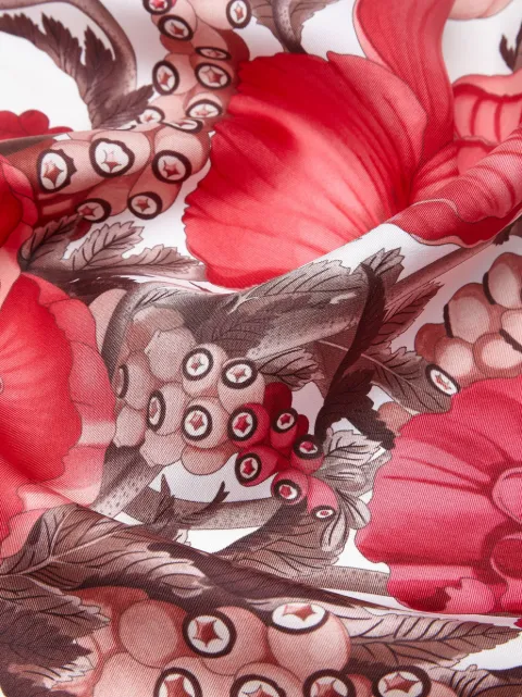 Ferragamo floral-print silk scarf 771387 - 2