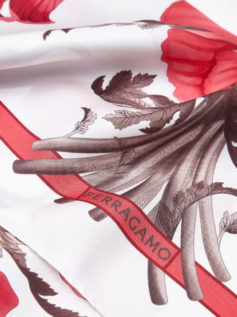 Ferragamo floral-print silk scarf 771387 - 1