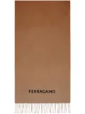 Ferragamo ombré-effect cashmere scarf - Brown