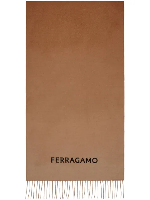Ferragamo ombré-effect cashmere scarf