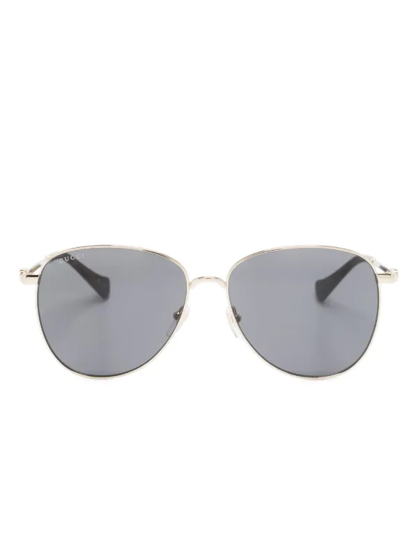 Gucci Eyewear round frame Tinted Sunglasses Brown FARFETCH BH