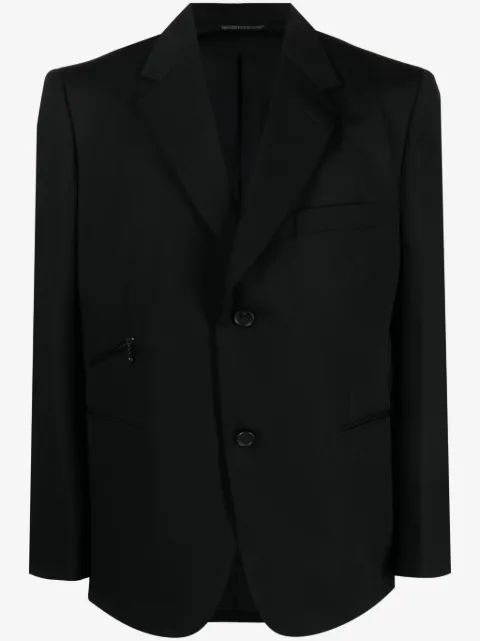 Yohji Yamamoto single-breasted wool blazer