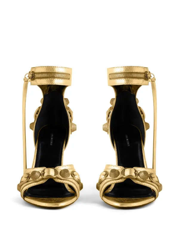 Balenciaga sandals womens gold store