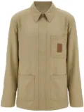 Ferragamo Washed five pocket trousers - Neutrals