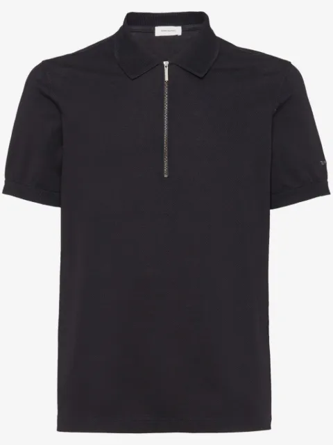 Ferragamo logo-embroidered cotton polo shirt