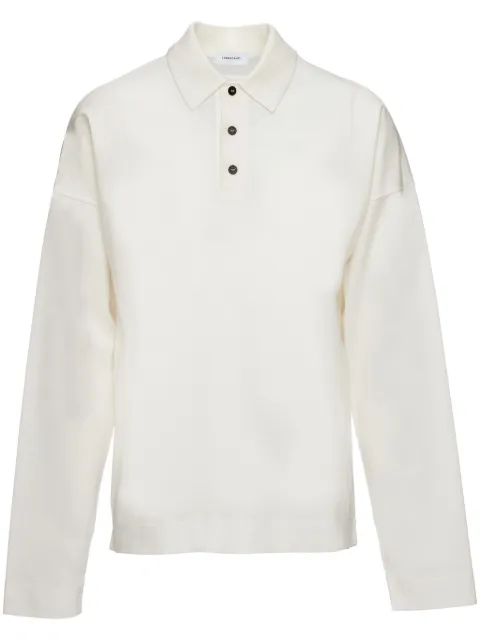 Ferragamo long-sleeve cotton polo shirt