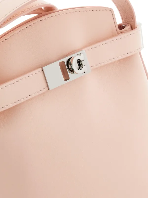 Ferragamo Hug Leather Smartphone Holder | Pink | FARFETCH
