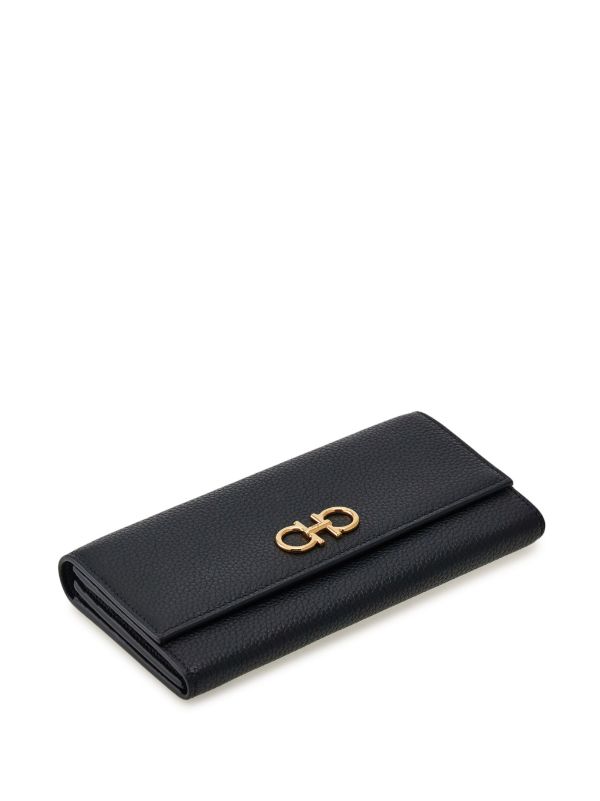 Ferragamo saffiano discount continental wallet